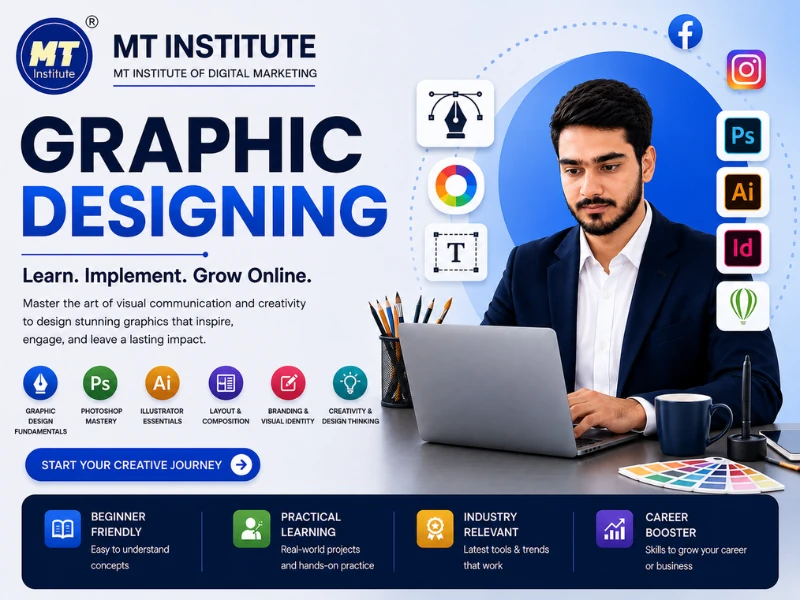 Graphic Designing course at MT Institute of Digital Marketing
